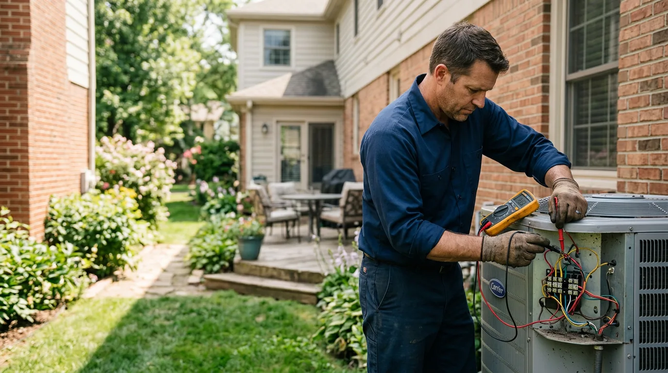 HVAC technician working near Ray, MI